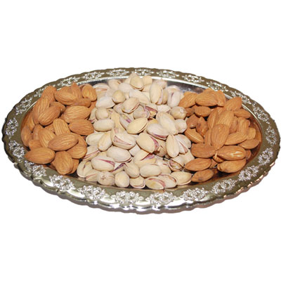 "Dryfruit Thali - Code DT04 - Click here to View more details about this Product